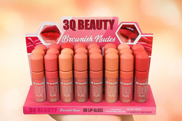 3Q Beauty Lip Gloss 12Pcs