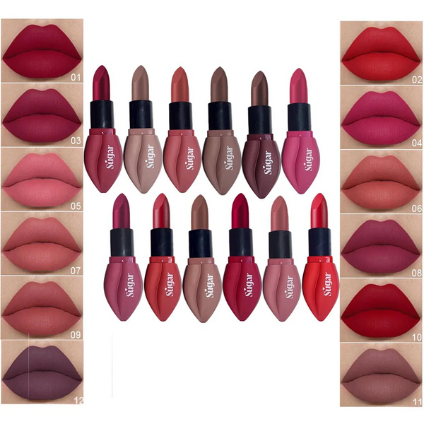 Sugar Matte Lipstick Collection – 24HR Long Lasting