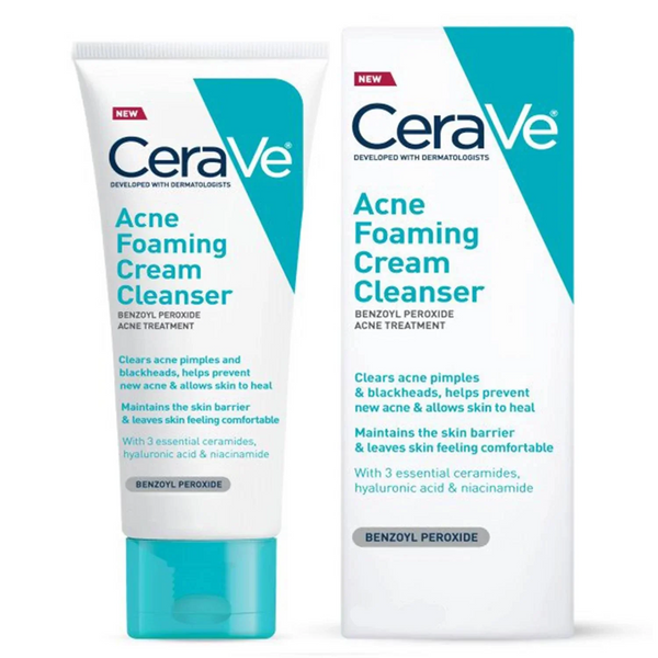 CERAVE ACNE FOAMING CLEANSER 4% BENZOYL PEROXIDE GEL 150ML