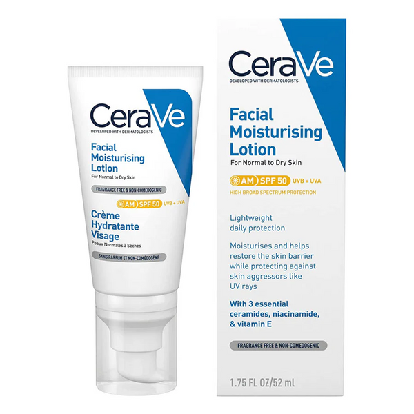 CERAVE FACIAL MOISTURISING LOTION SPF50-52ML