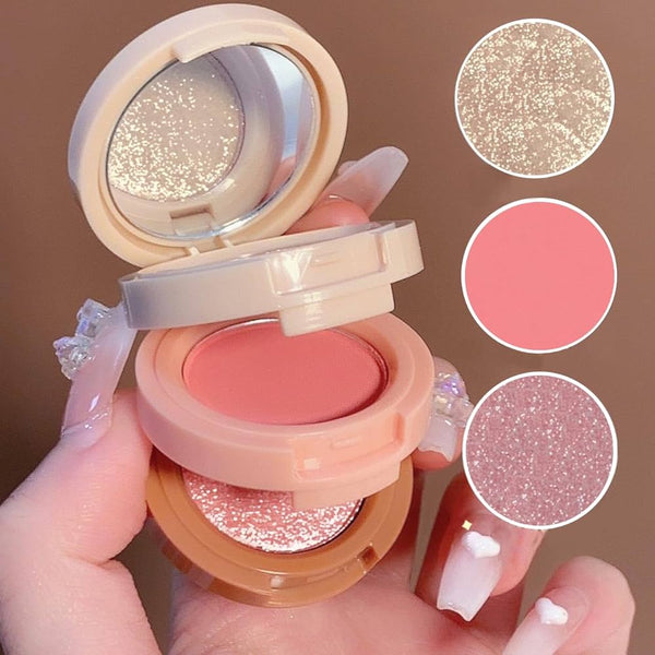 Mocallure 3 in 1 Blush On Kit